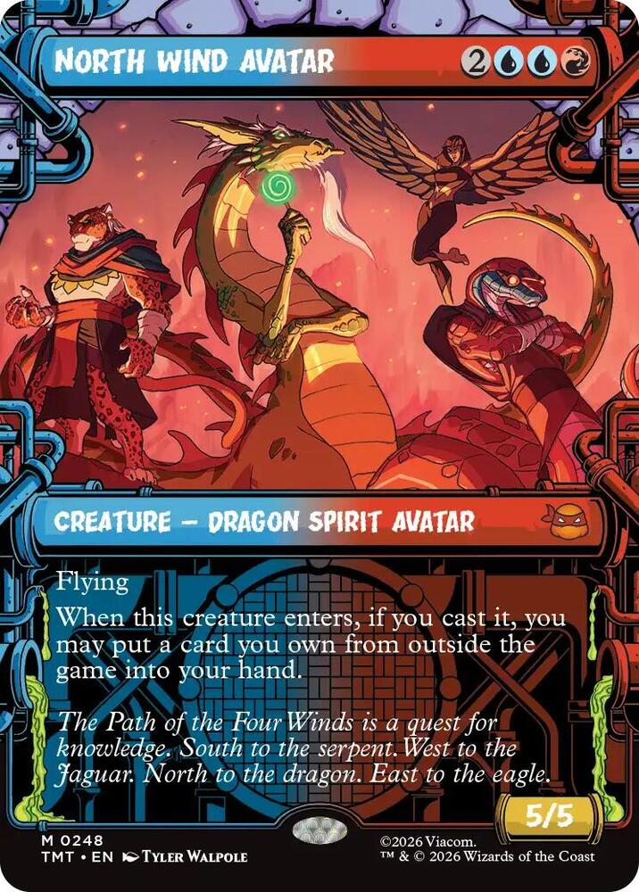 North Wind Avatar Showcase 248/260 (Teenage Mutant Ninja Turtles)  - Foil