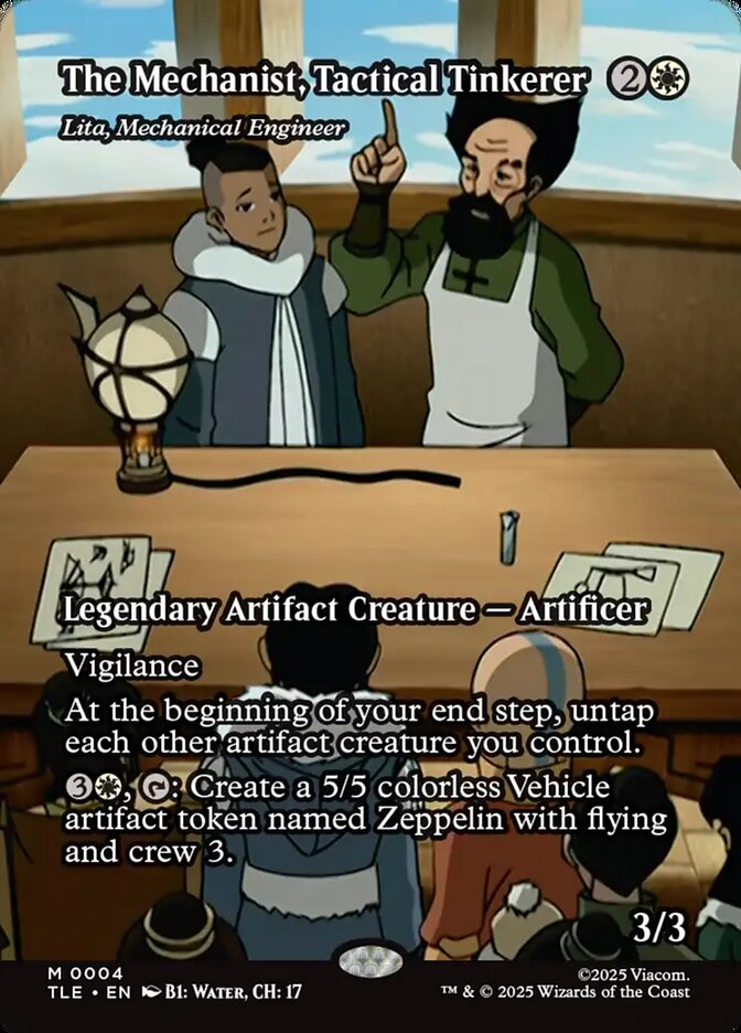 The Mechanist, Tactical Tinkerer - Lita, Mechanical Engineer 4/317 (Avatar: The Last Airbender: Eternal-Legal)  - Borderless