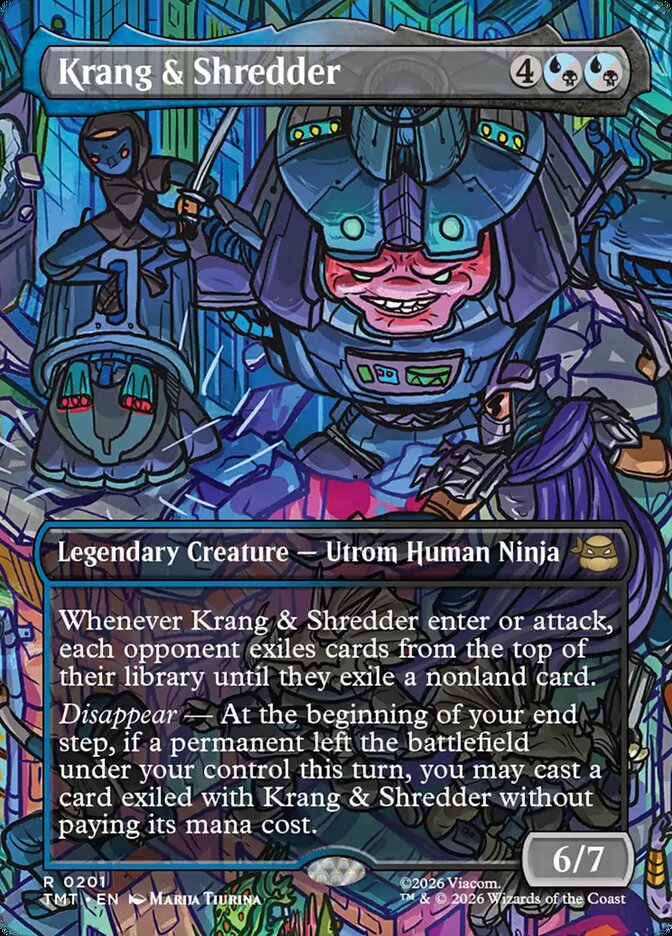 Krang and Shredder  201/260 (Teenage Mutant Ninja Turtles)  - Borderless
