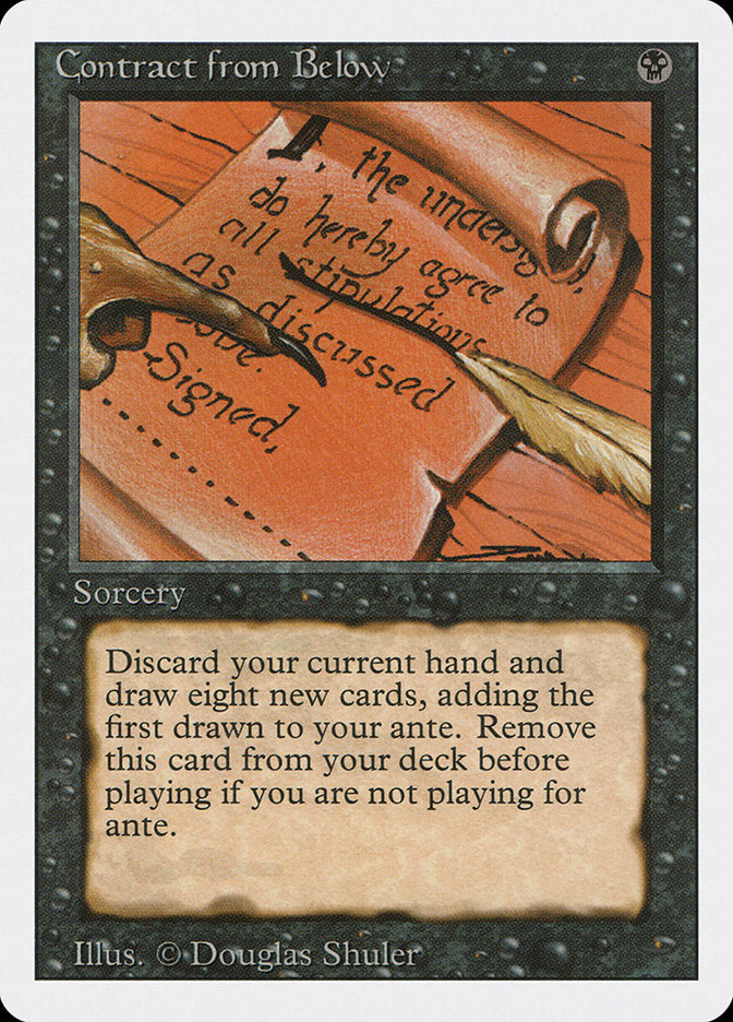 Contract from Below 97/306 (Revised Edition) 