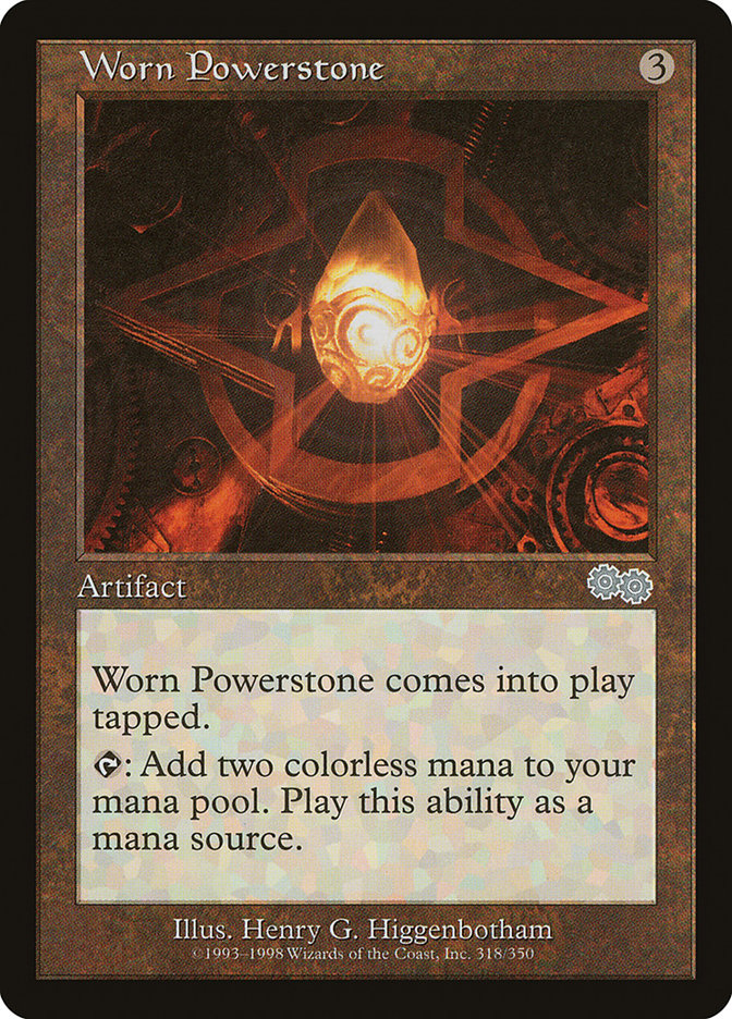 Worn Powerstone 318 (Urza's Saga) 