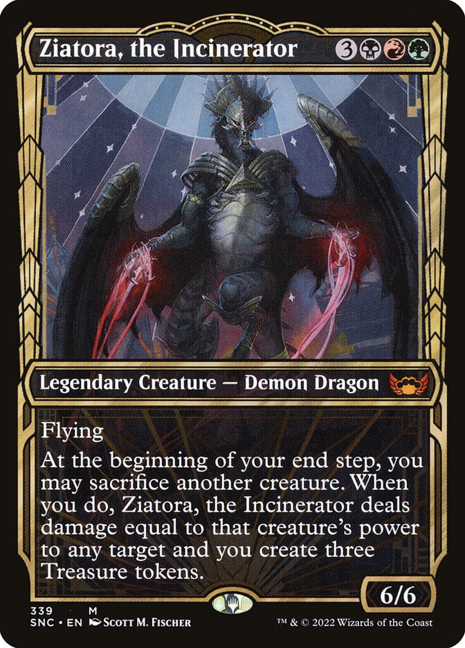 Ziatora the Incinerator Showcase 339 (Streets of New Capenna) 
