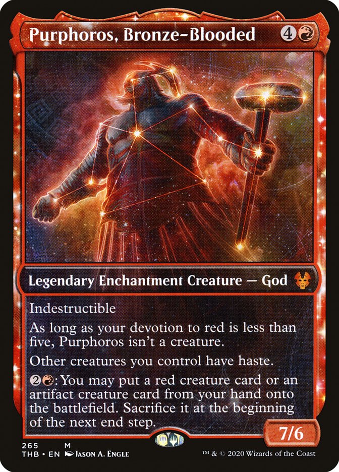 Purphoros, Bronze-Blooded 265 (Theros Beyond Death) 