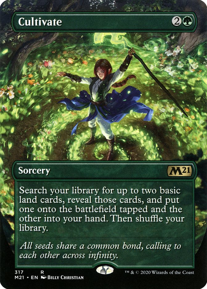 Cultivate 317 (Core Set 2021)  - Borderless