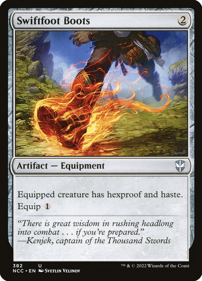 Swiftfoot Boots 382 (Commander: Streets of New Capenna) 
