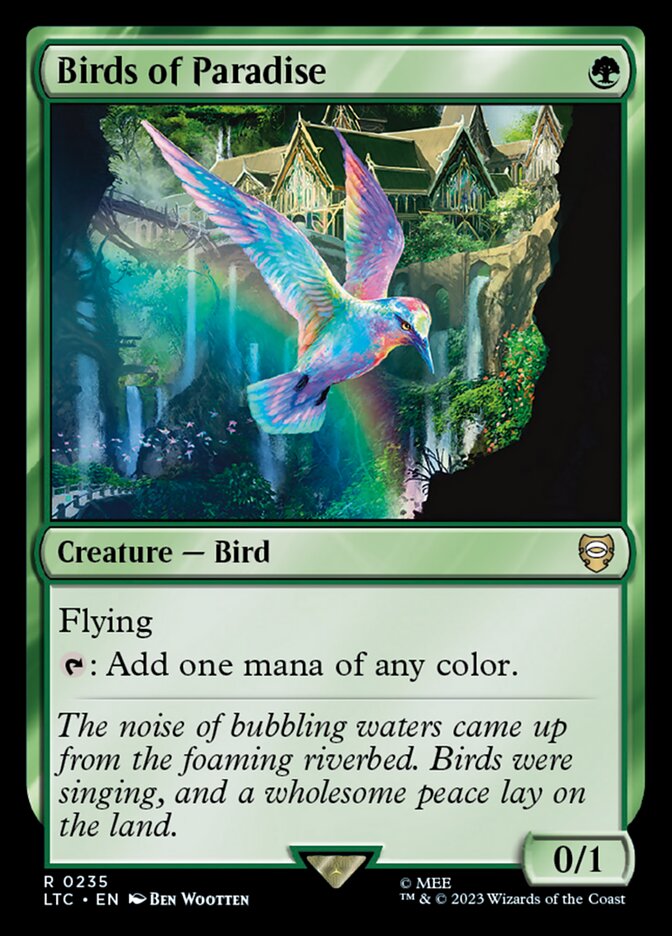 Birds of Paradise 235 (Commander: The Lord of the Rings: Tales of Middle-earth) 