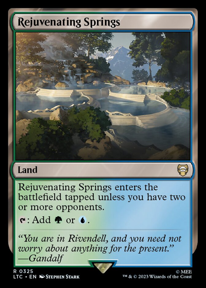 Rejuvenating Springs 325 (Commander: The Lord of the Rings: Tales of Middle-earth) 