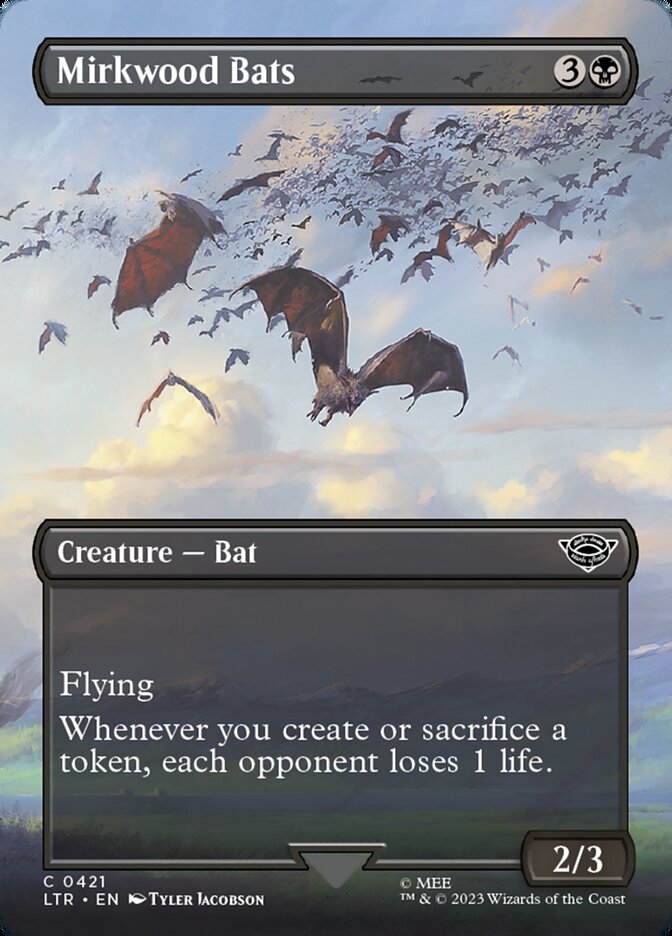 Mirkwood Bats 421/281 (Universes Beyond: The Lord of the Rings: Tales of Middle-earth)  - Borderless