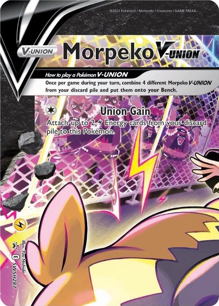 Morpeko V Union SWSH287 (SWSH: Sword & Shield Promo Cards)  - Holofoil