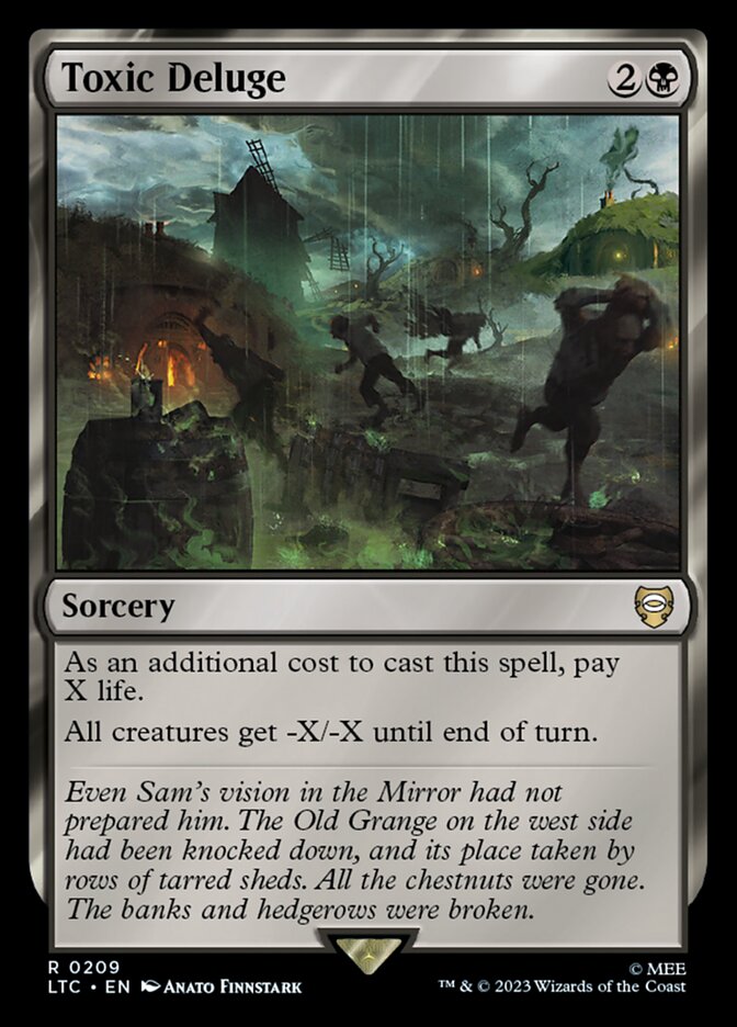 Toxic Deluge 209 (Commander: The Lord of the Rings: Tales of Middle-earth) 