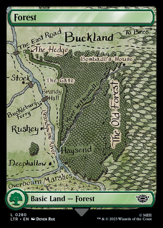 Forest 0280 280 (Universes Beyond: The Lord of the Rings: Tales of Middle-earth)  - Foil