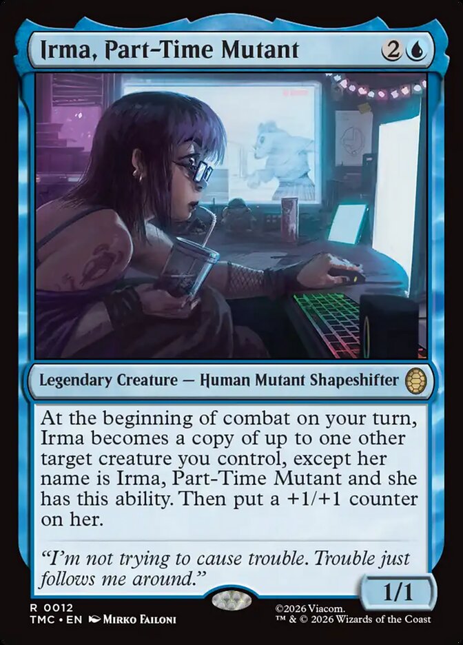 Irma, Part-Time Mutant (Commander: Teenage Mutant Ninja Turtles) 