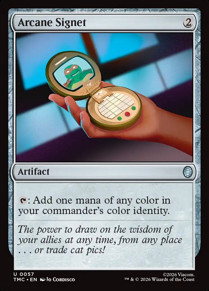Arcane Signet 57 (Commander: Teenage Mutant Ninja Turtles)  - Foil