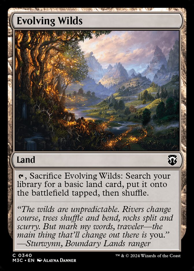 Evolving Wilds 340/411 (Commander: Modern Horizons 3) 
