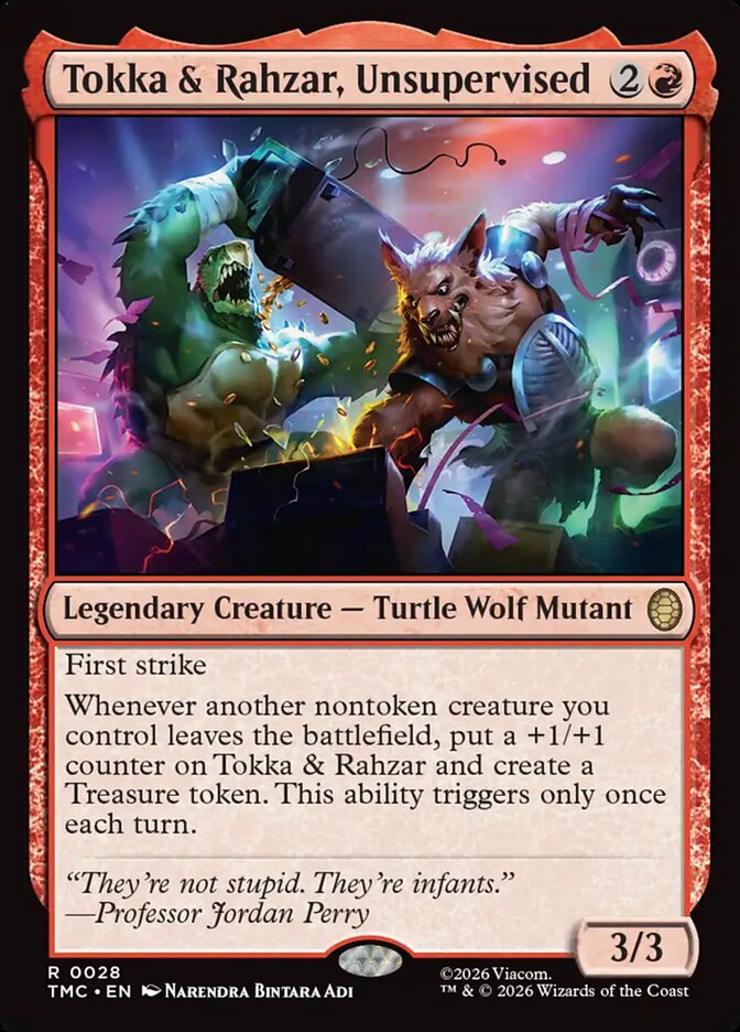 Tokka & Rahzar, Unsupervised (Commander: Teenage Mutant Ninja Turtles) 