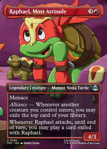 Raphael, Most Attitude 199 (Teenage Mutant Ninja Turtles)  - Foil