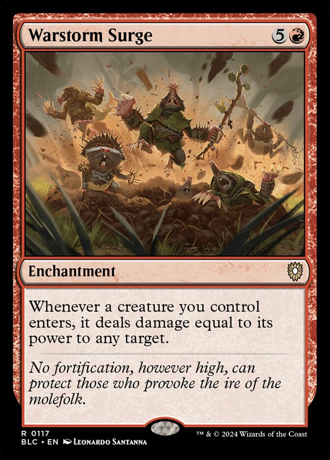 Warstorm Surge 117 (Commander: Bloomburrow) 