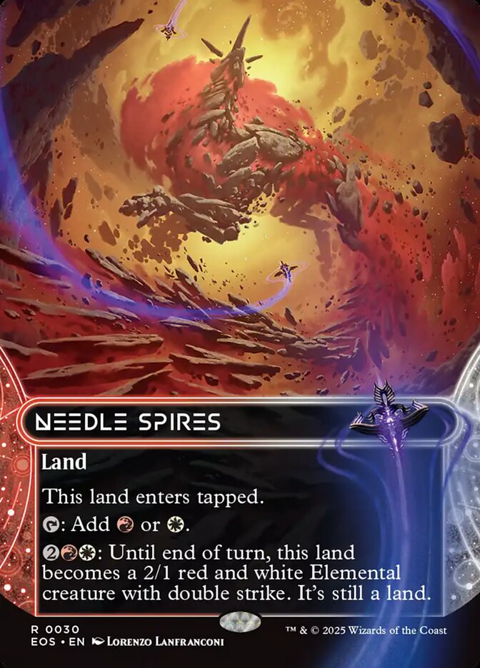 Needle Spires 30/45 (Edge of Eternities: Stellar Sights)  - Borderless Foil