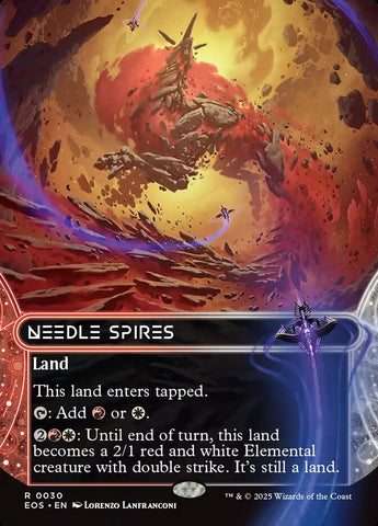 Needle Spires 30/45 (Edge of Eternities: Stellar Sights)  - Borderless Foil