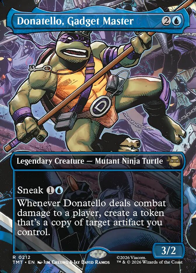 Donatello, Gadget Master 212 (Teenage Mutant Ninja Turtles)  - Borderless Foil