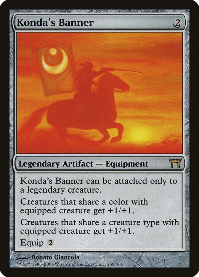 Konda's Banner 259/306 (Champions of Kamigawa) 