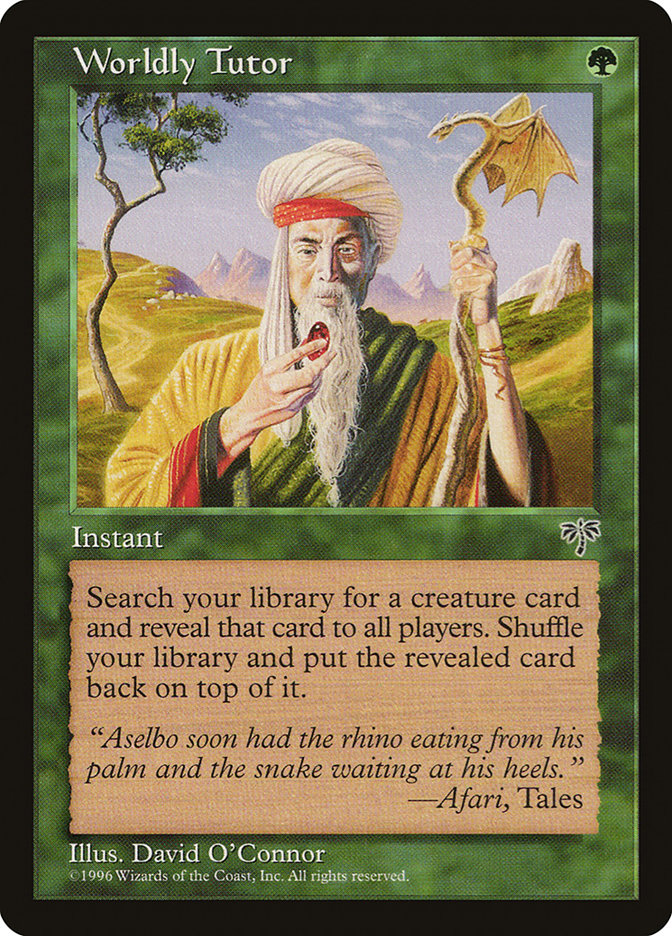 Worldly Tutor 255/350 (Mirage) 