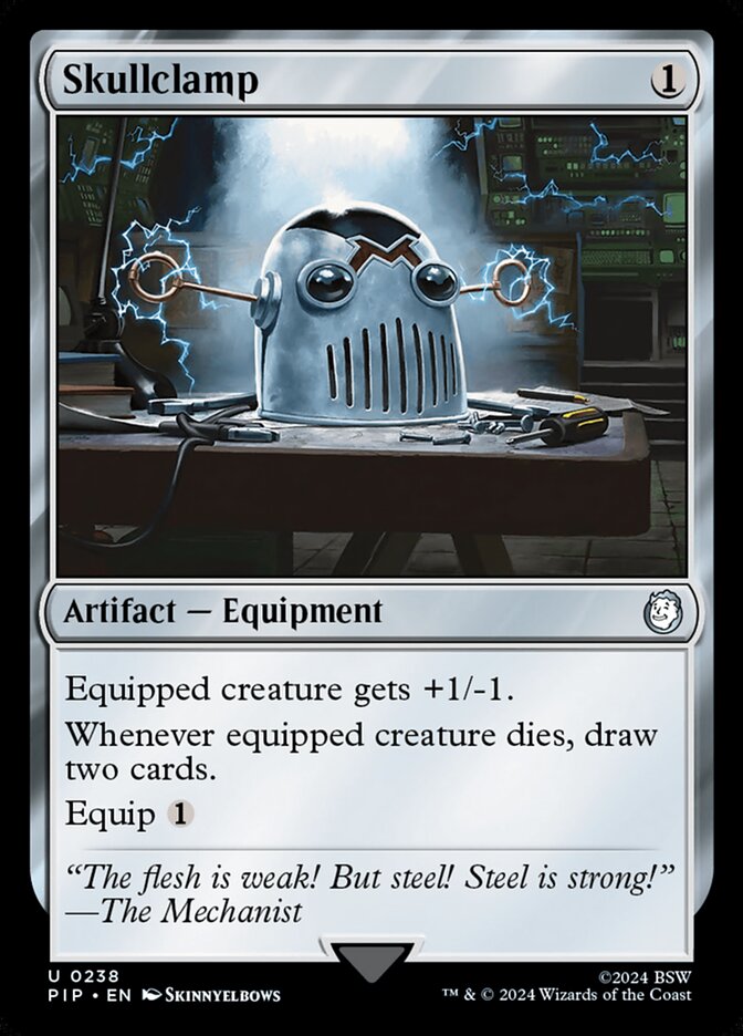 Skullclamp 238/326 (Universes Beyond: Fallout) 