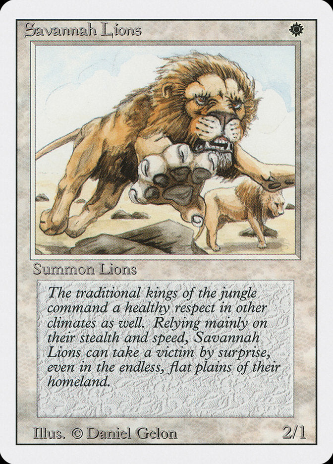 Savannah Lions 39/306 (Revised Edition) 