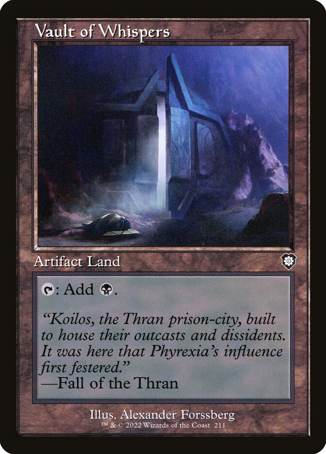 Vault of Whispers 211/40 (Commander: The Brothers' War) 