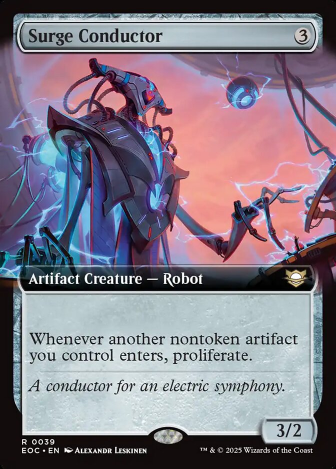 Surge Conductor 39/191 (Commander: Edge of Eternities)  - Extended Art