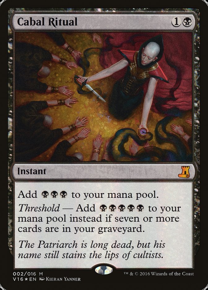 Cabal Ritual 2/16 (From the Vault: Lore)  - Foil