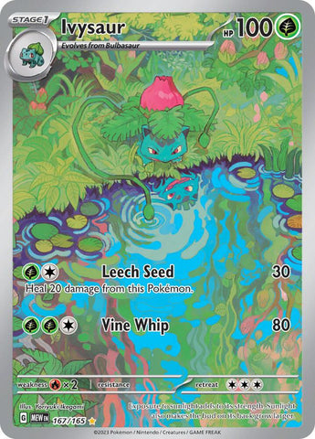 Ivysaur 167/165 (SV: Scarlet & Violet 151)  - Holofoil