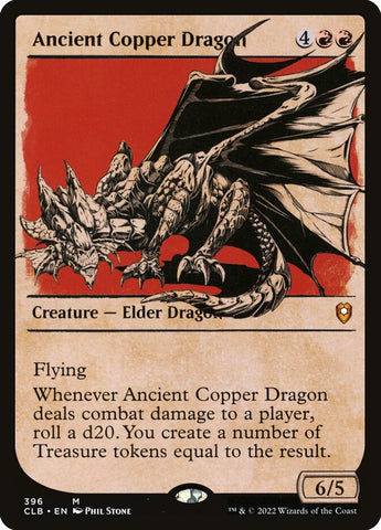 Ancient Copper Dragon 396/361 (Commander Legends: Battle for Baldur's Gate) 
