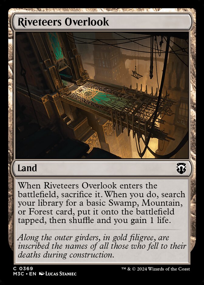 Riveteers Overlook 369/411 (Commander: Modern Horizons 3) 