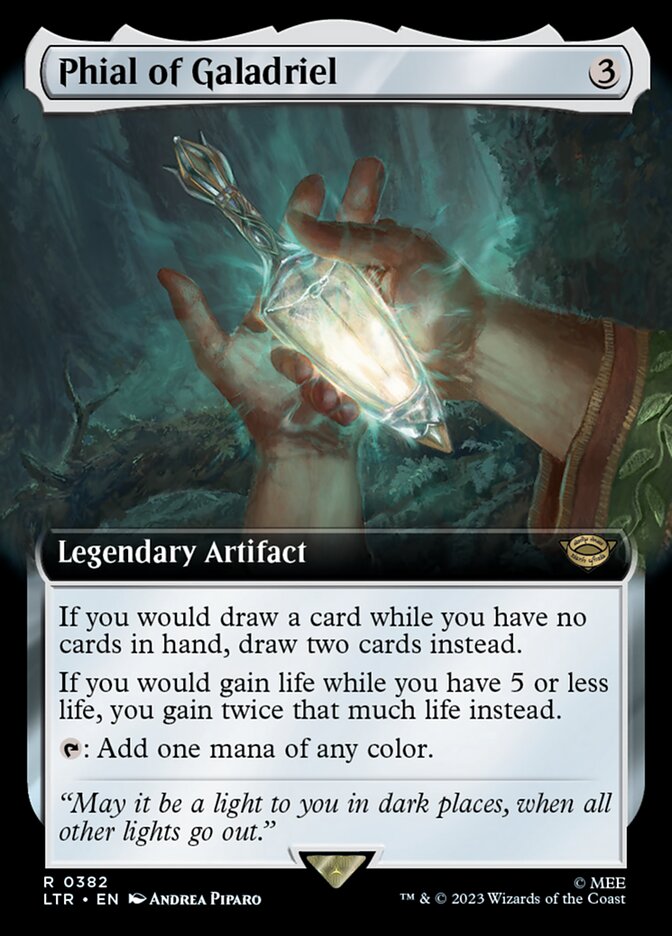 Phial of Galadriel 382 (Universes Beyond: The Lord of the Rings: Tales of Middle-earth)  - Extended Art