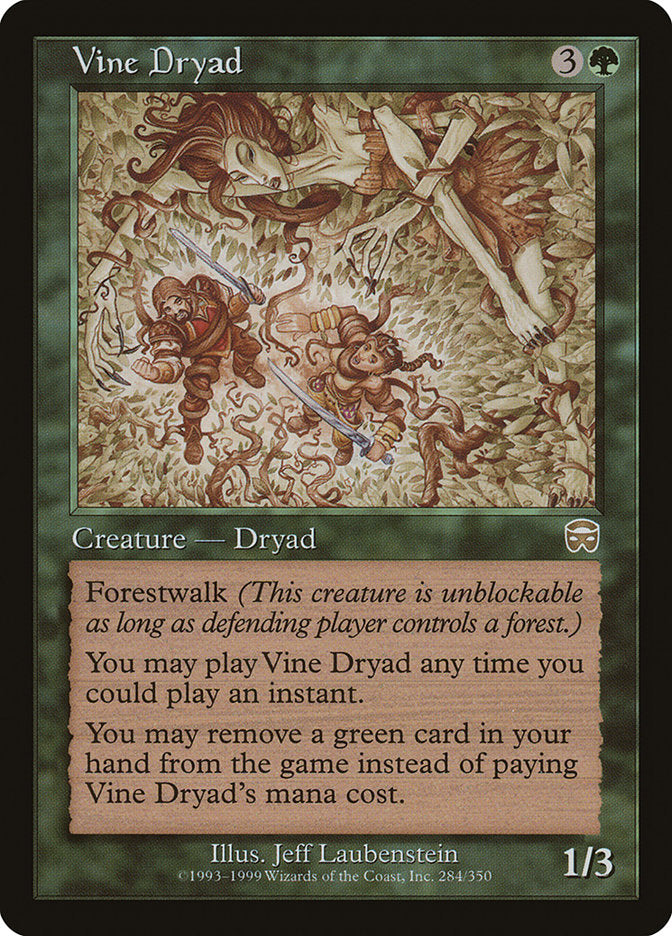 Vine Dryad 284/350 (Mercadian Masques) 