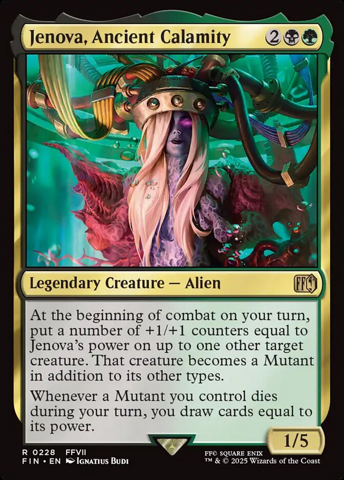 Jenova, Ancient Calamity 228/309 (FINAL FANTASY)  - Foil