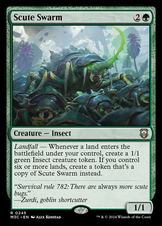 Scute Swarm 245 (Commander: Modern Horizons 3) 