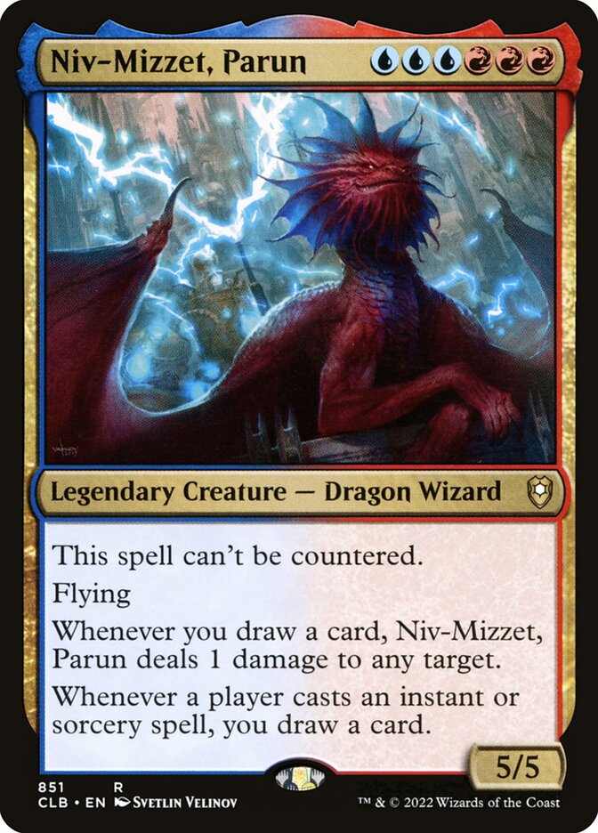 Niv-Mizzet, Parun 851 (Commander Legends: Battle for Baldur's Gate) 