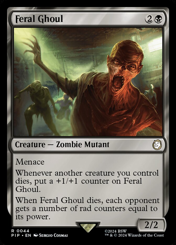 Feral Ghoul 44/326 (Universes Beyond: Fallout) 