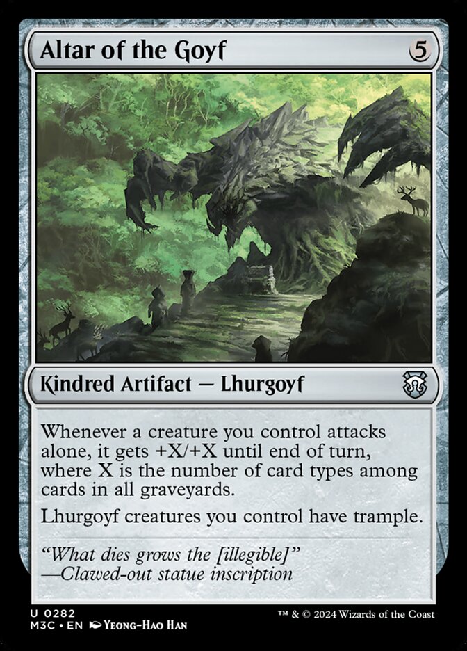 Altar of the Goyf 282/411 (Commander: Modern Horizons 3) 
