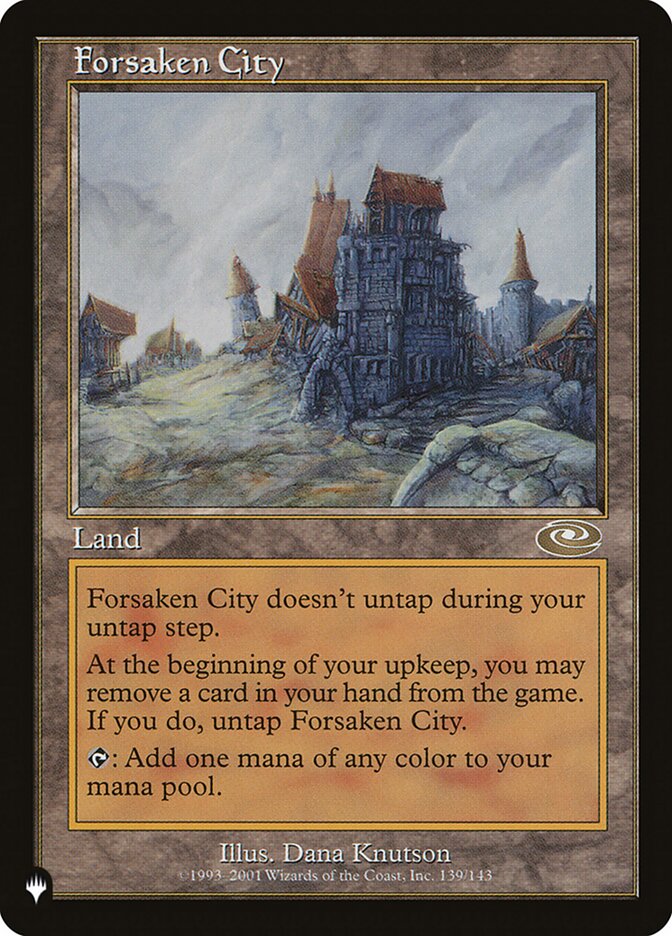 Forsaken City PLS-139/5075 (The List Reprints) 