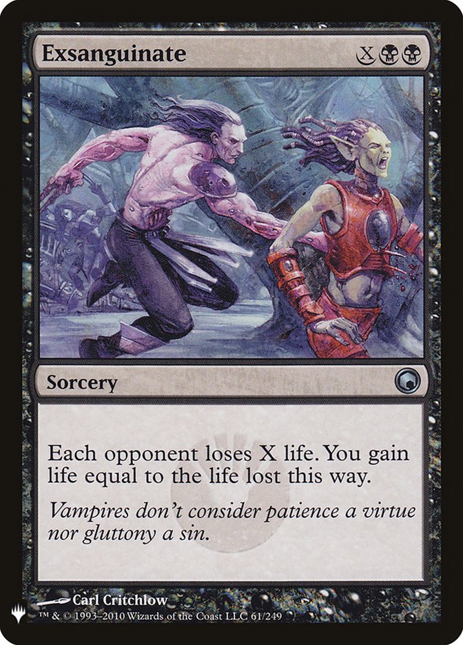 Exsanguinate SOM-61/5075 (The List Reprints) 