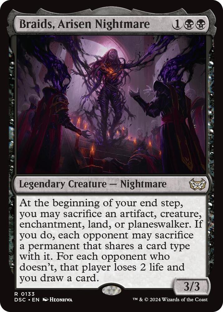 Braids, Arisen Nightmare 133 (Commander: Duskmourn: House of Horror) 