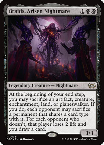 Braids, Arisen Nightmare 133 (Commander: Duskmourn: House of Horror) 