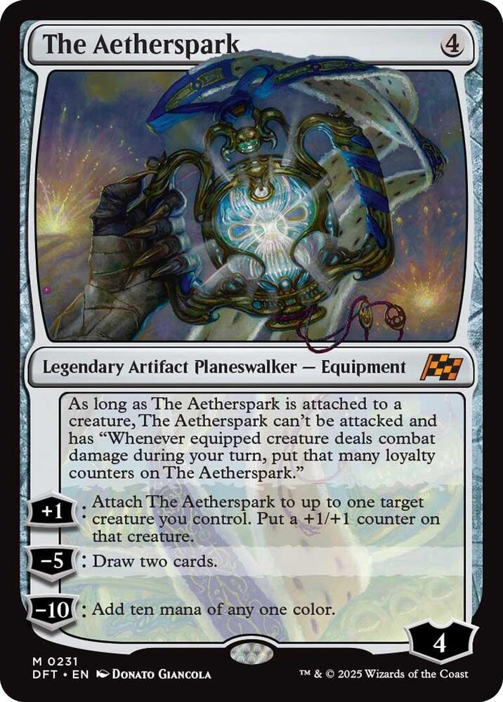 The Aetherspark 231/291 (Aetherdrift)  - Foil