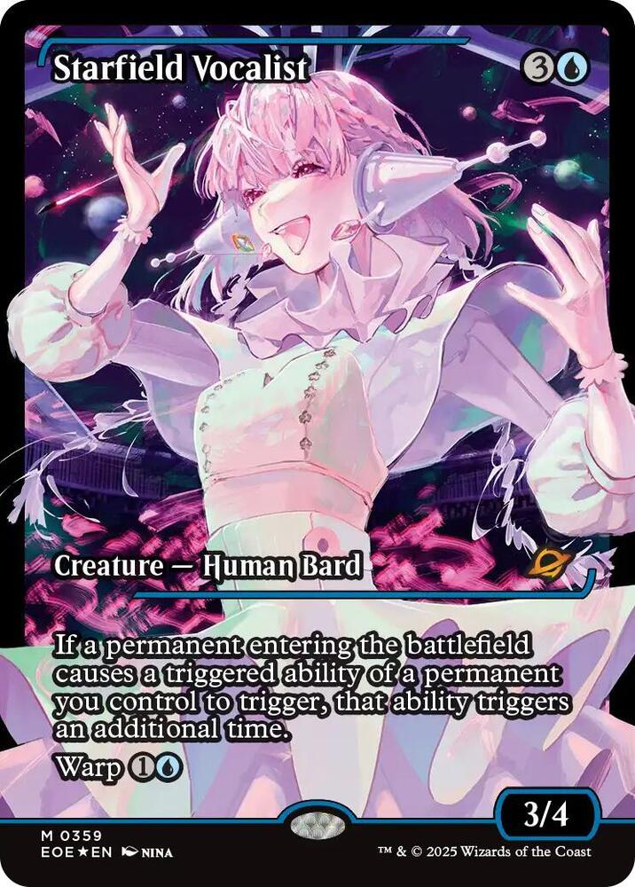 Starfield Vocalist 359 (Edge of Eternities)  - Showcase Foil