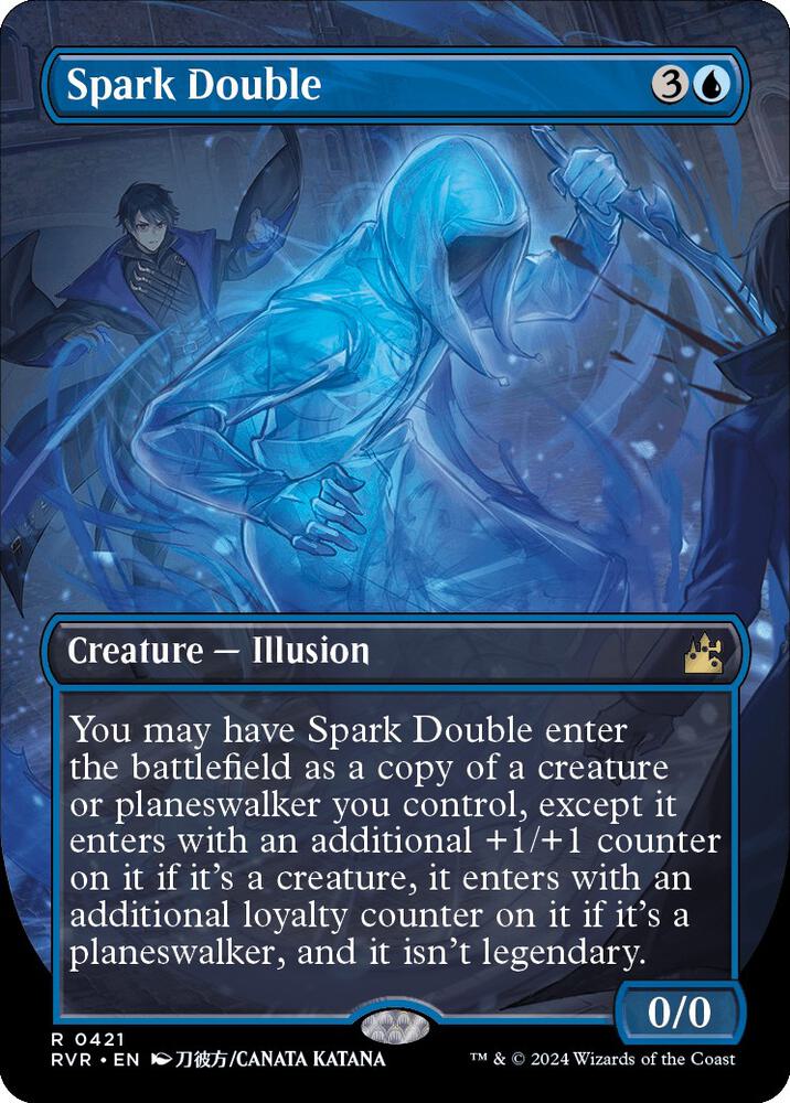 Spark Double 421/291 (Ravnica Remastered)  - Borderless Foil