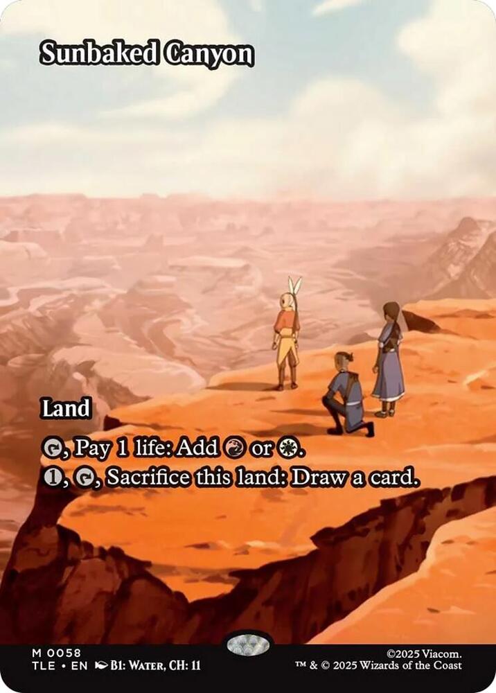 Sunbaked Canyon Borderless 58 (Avatar: The Last Airbender: Eternal-Legal)  - Foil