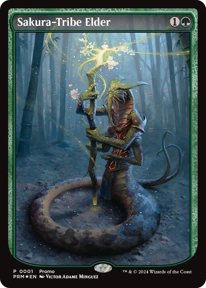 Sakura-Tribe Elder 1 (WPN & Gateway Promos)  - Textless Foil